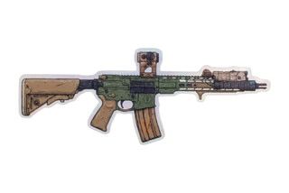 Sons of Liberty Gun Works holographic rifle logo sticker